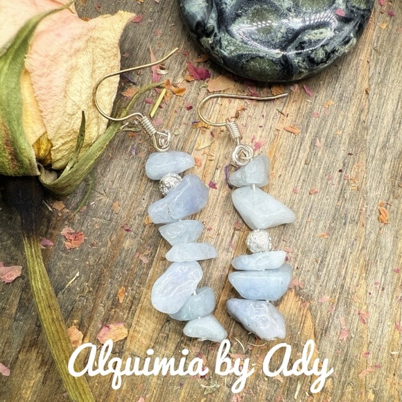 Alquimia Jewelry - Alquimia Silver aquamarine earrings